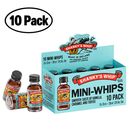 Shanky's Whip – Tiny Nips/Mins - 10 pack x 20 ml