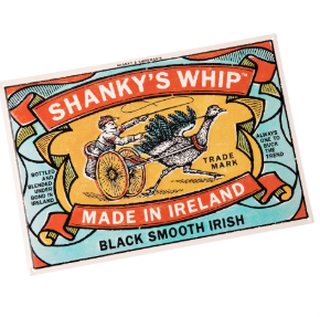 Shanky's Whip Tin Sign