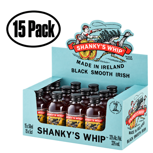 Shanky's Whip – Minis/Nips Bottles (15 x 50 ml)